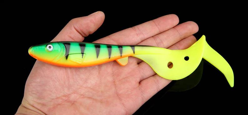 C shaped soft lure